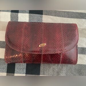 Vintage Snake Leather Purse